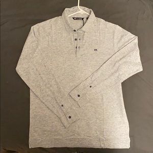 Travis Mathew Long-sleeved Polo; Large